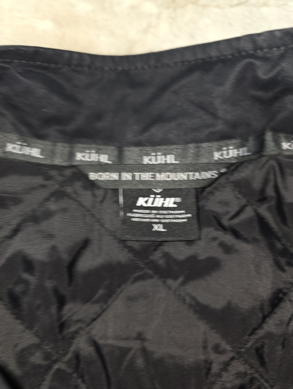 Kuhl Kaffe Racer Jacket Bomber Black Mens XL - Picture 3 of 10